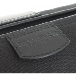 D. R. Harris Canvas and Leather Wash Bag - Black 5 D. R. Harris Canvas and Leather Wash Bag - Black
