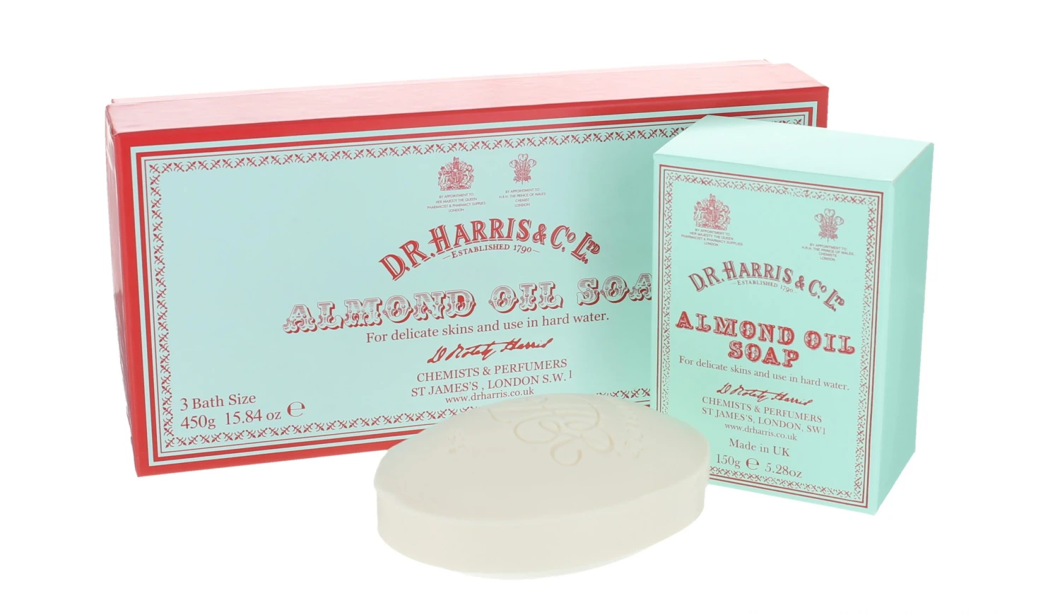 D. R. Harris 3 Pack Almond Oil Bath Soap 1 D. R. Harris 3 Pack Almond Oil Bath Soap