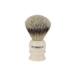 D. R. Harris E2 Silver Tip Badger Shaving Brush - Ivory