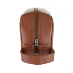 D. R. Harris Small Leather Wash Bag - Tan