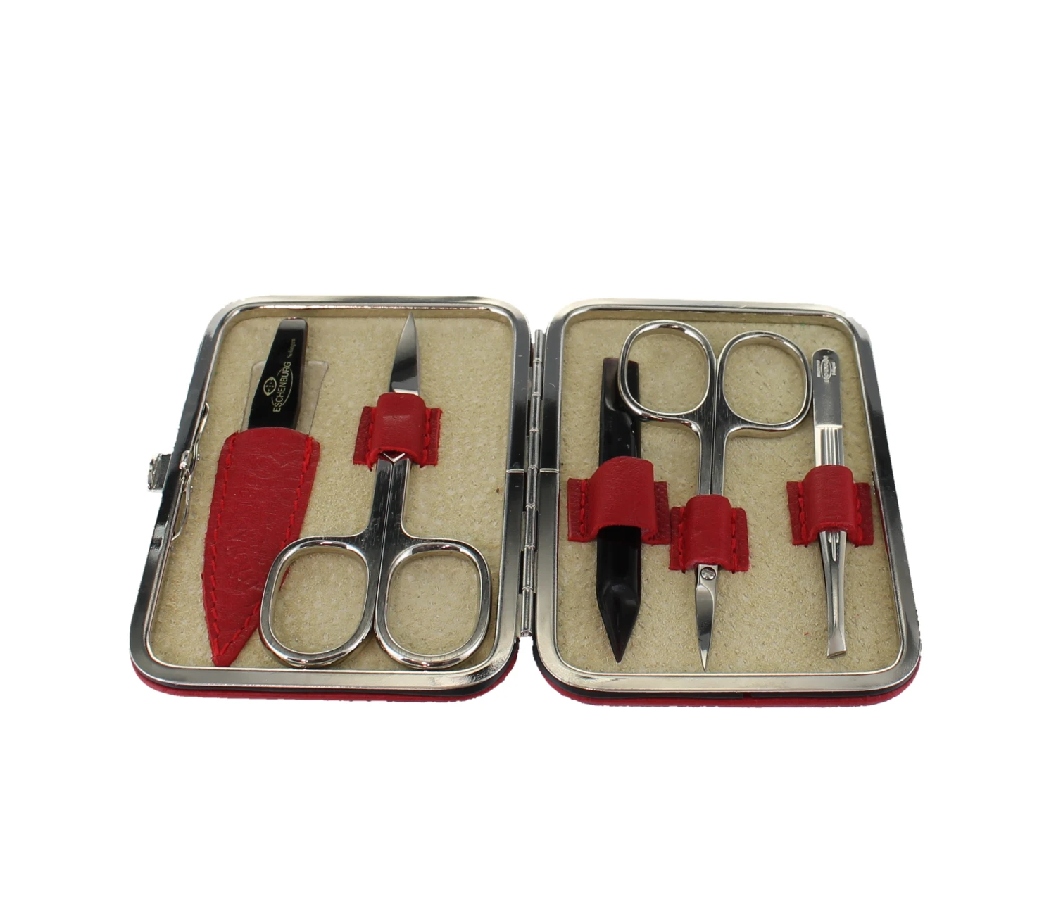 D. R. Harris 5 Piece Red Hard Case Manicure Set 1 D. R. Harris 5 Piece Red Hard Case Manicure Set