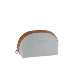D. R. Harris Small Grey Tan Oval Wash Bag