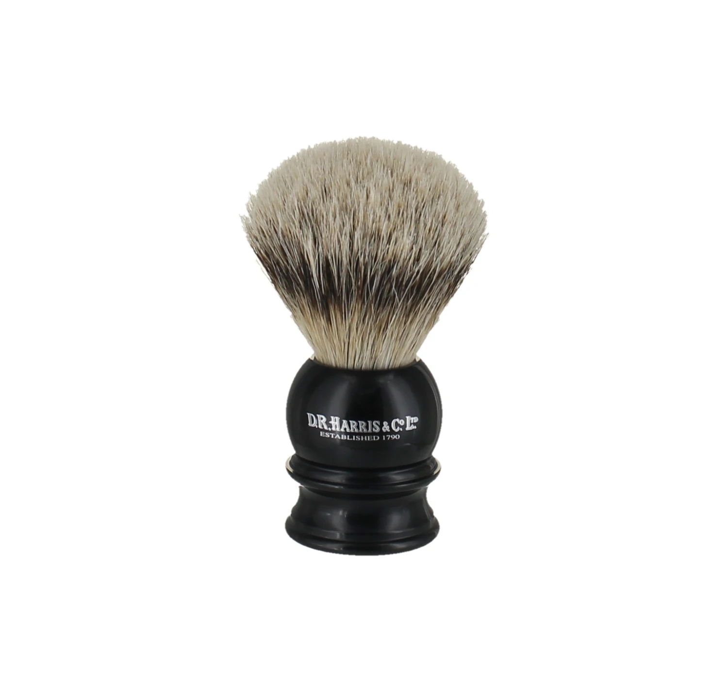 D. R. Harris E2 Silver Tip Badger Shaving Brush - Ebony 1 D. R. Harris E2 Silver Tip Badger Shaving Brush - Ebony