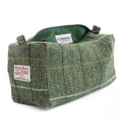 D. R. Harris Harris Tweed Wash Bag - Country