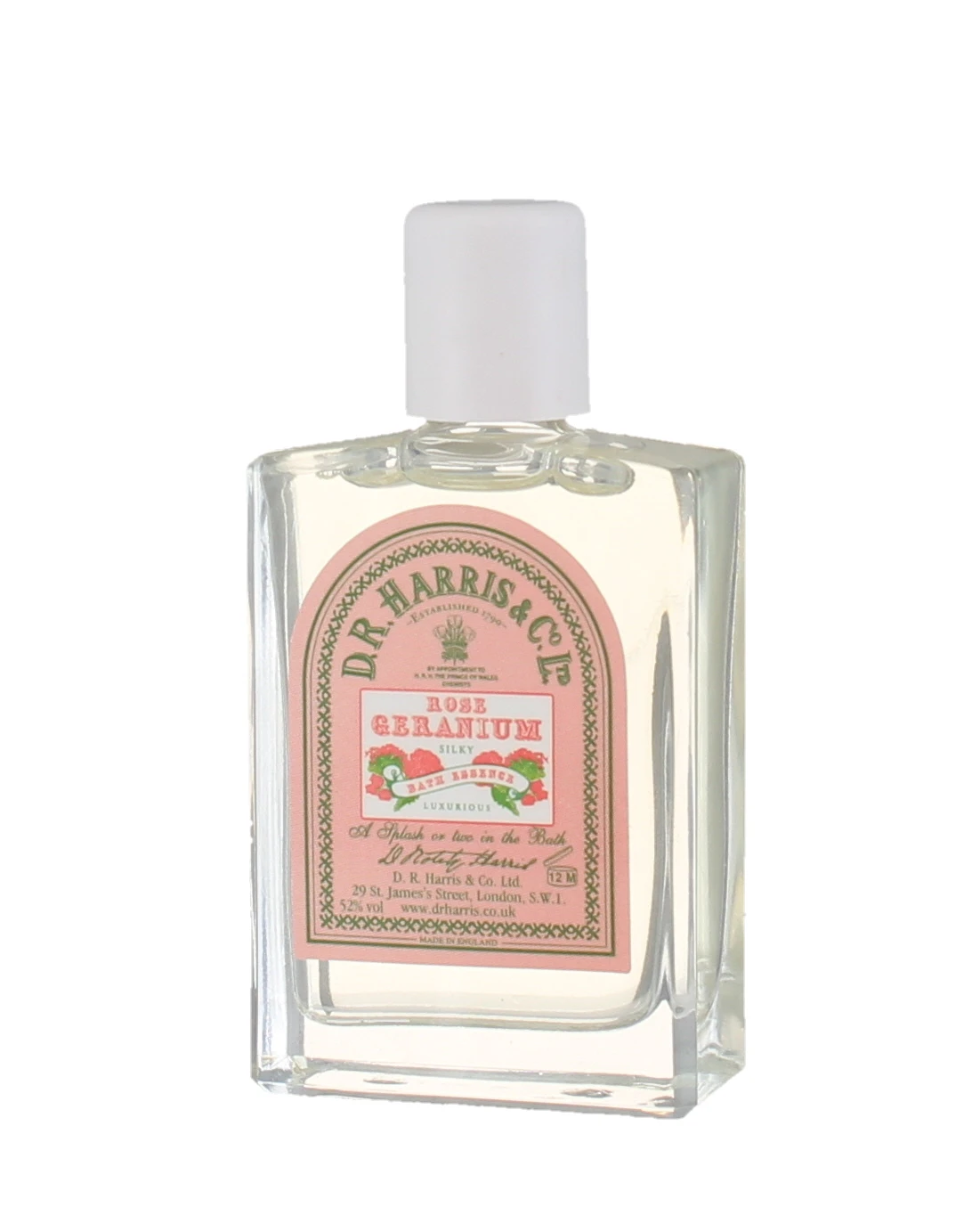 D. R. Harris 30ml Rose Geranium Bath Essence 1 D. R. Harris 30ml Rose Geranium Bath Essence