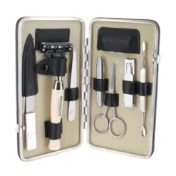 D. R. Harris Black Framed Travel Grooming Set