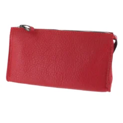 D. R. Harris Small Red Leather Wash Bag