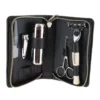 D. R. Harris Black Zip Travel Shaving Set